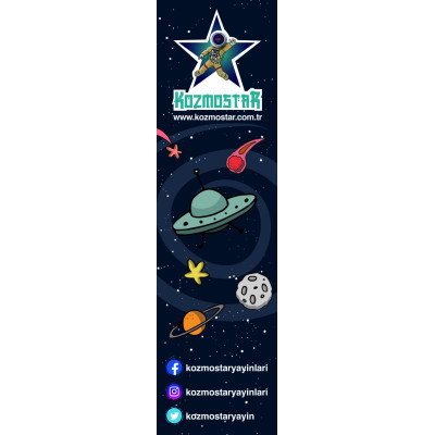Kozmostar Kitap Ayracı-Uzay